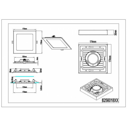 Точковий світильник TRIO RHEA 625601887
