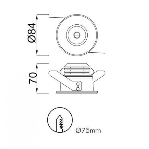 Точковий світильник Mantra CIES C0081