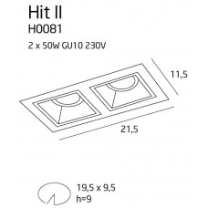 Точковий світильник MAXlight HIT II H0091