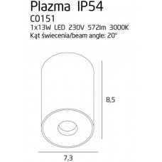 Точковий світильник Maxlight PLAZMA C0151