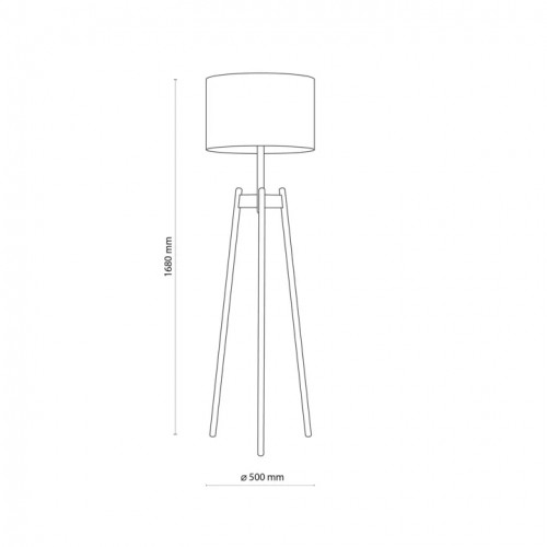 Торшер TK Lighting PEREZ BLACK 5425