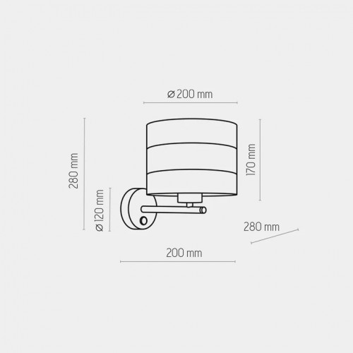 Торшер Pikart DOME 1 16534-7