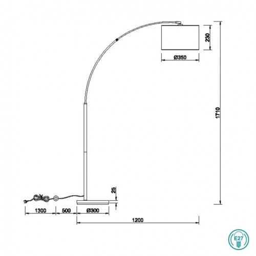 Торшер Trio BURTON 411490132