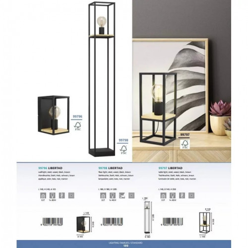 Торшер Eglo LIBERTAD 99798
