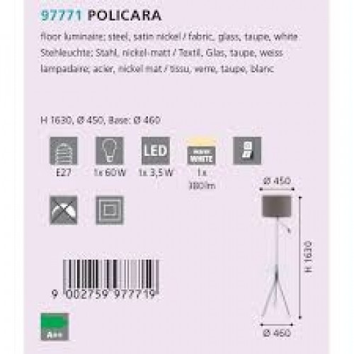 Торшер Eglo POLICARA 97771