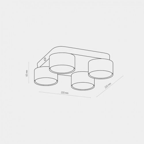 Торшер Pikart DOME 1 16534-5