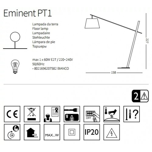 Торшер Ideal Lux EMINENT 207582