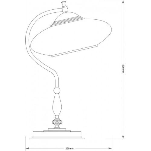 Торшер Kutek SAN MARINO KLOSZ SAN-LS-1(Z)CR