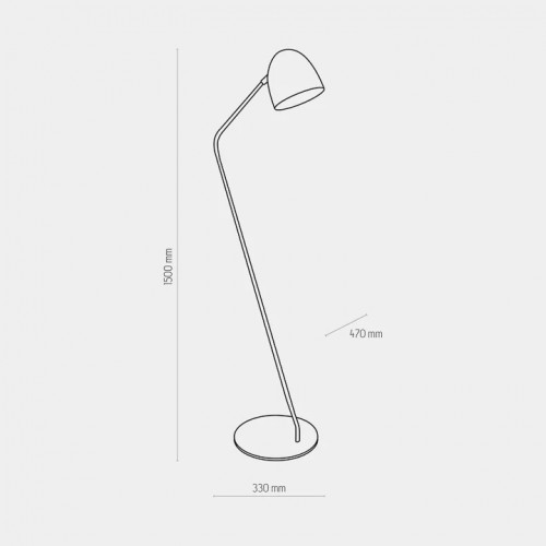 Торшер AZzardo IZZA AZ1077 (MJ12881SWH)