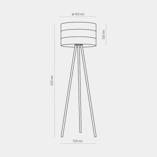 Торшер TK Lighting TAGO BLACK 5053