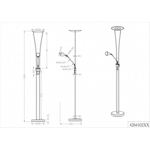 Торшер Trio ARIZONA 426410207