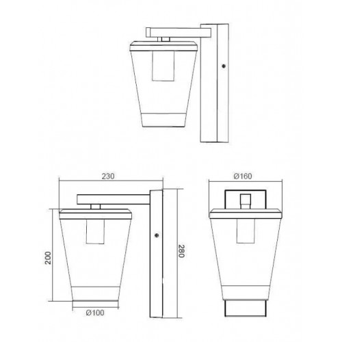 Торшер Trio MARLEY 412400132