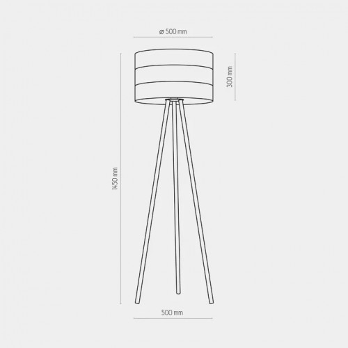 Торшер TK Lighting TAGO BLACK 5053