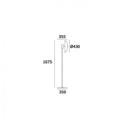 Торшер CosmoLight SYDNEY F01062WH AG
