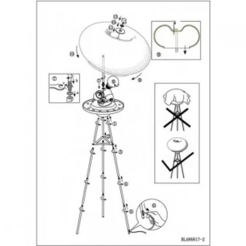 Торшер Eglo OPTICA 86817