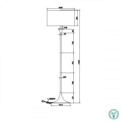 Торшер Trio SABIA 415700332
