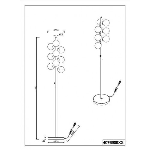 Торшер Trio ALICIA 407690906