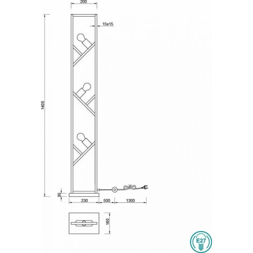 Торшер Trio RUSTICA 401000224