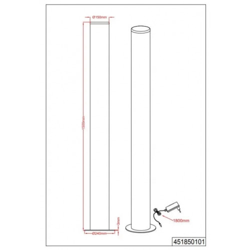 Торшер Trio PANTILON 451850101