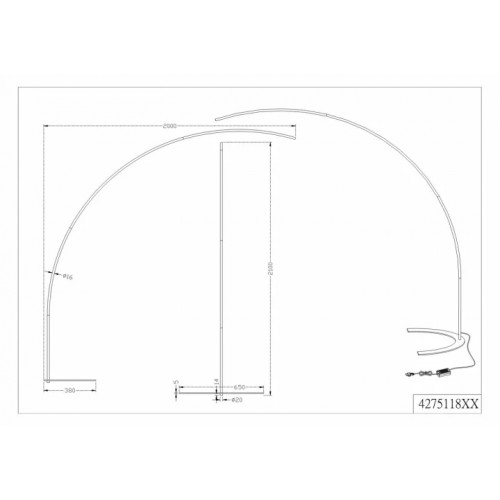 Торшер Trio FILIGRAN 420490107