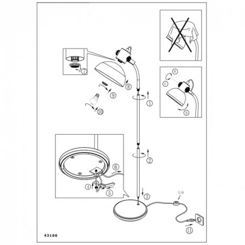 Торшер Eglo LUBENHAM 1 43172
