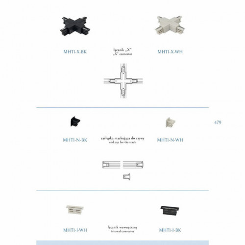 X-конектор MAXlight MAX MHT1-X-BK