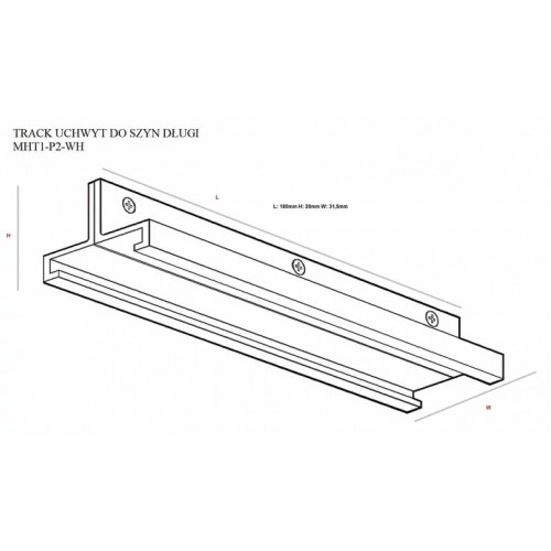 Кронштейн MAXlight MAX MHT1-P2-WH