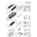 Трек AZzardo TRACK SET 2м WITH THE END POWER+END CAP AZ2988