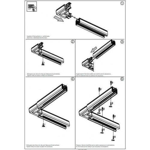 L-конектор правий Ideal Lux LINK TRIMLESS ON/OFF L CONNECTOR 169736