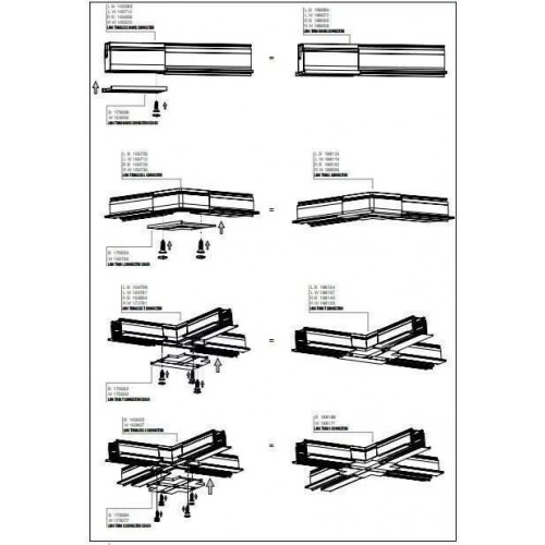 Головний правий конектор Ideal Lux LINK TRIM ON/OFF MAIN CONNECTOR 188058