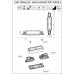 Середній конектор Ideal Lux LINK TRIMLESS ON/OFF MIDDLE CONNECTOR 227580