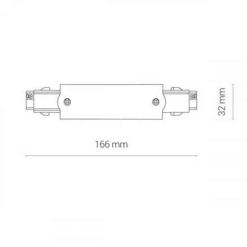 Конектор прямий Nowodvorski CTLS POWER STRAIGHT CONNECTOR 8708