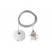 Тросовий підвіс AZzardo TRACK 1-LINE PENDANT ACCESSORY 1.5 AZ4746
