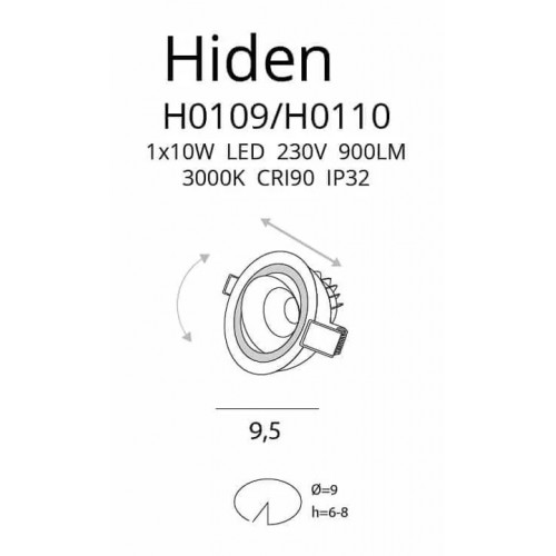 Підвіс 2м MAXlight MAX MHT1-KIT-WH