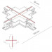 X-конектор Nowodvorski CTLS RECESSED POWER<br />X CONNECTOR 8678
