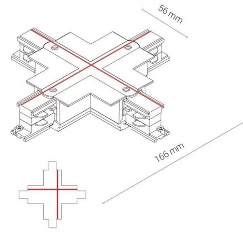 X-конектор Nowodvorski CTLS RECESSED POWER<br />X CONNECTOR 8678