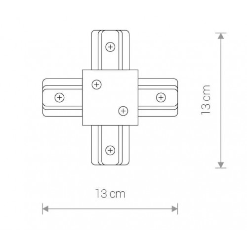 X-конектор Nowodvorski PROFILE RECESSED X-CONNECTOR 8836