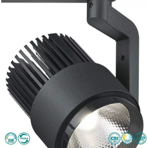 Трековий світильник Trio RADIATOR 78030132