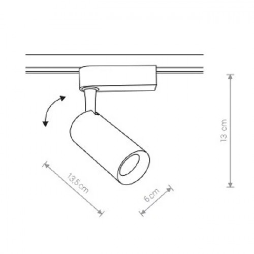 Трековий світильник Nowodvorski PROFILE IRIS LED 20W 9005