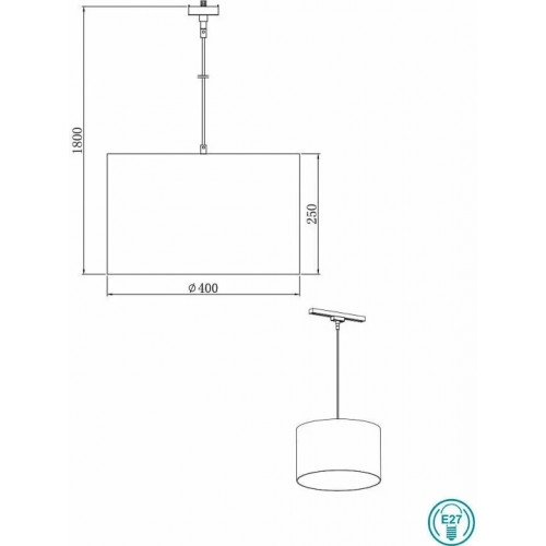 Трековий світильник Trio DUOline HOTEL 73330101