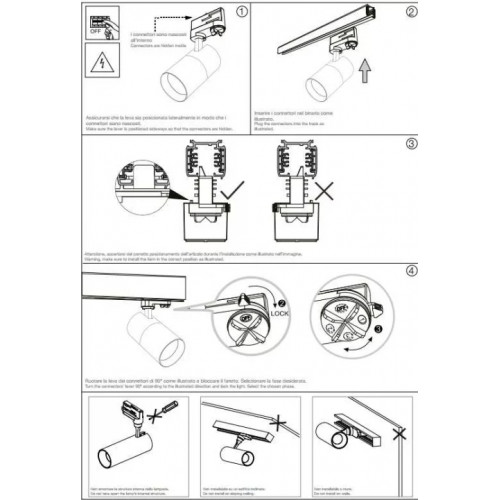 Трековий світильник Ideal Lux QUICK 222677