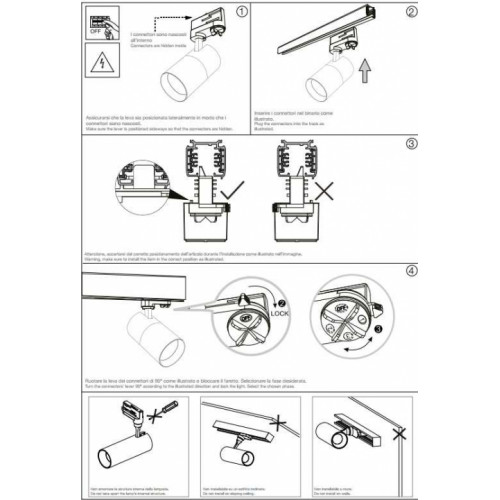 Трековий світильник Ideal Lux QUICK 222677