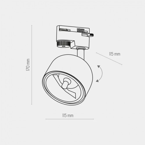 Трековий світильник TK Lighting TRACER 4493
