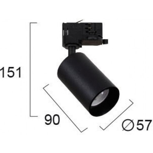 Трековий світильник Viokef STAGE 4224801