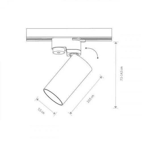 Трековий світильник Nowodvorski PROFILE MONO 7581