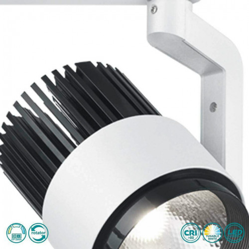 Трековий світильник Trio RADIATOR 78030131