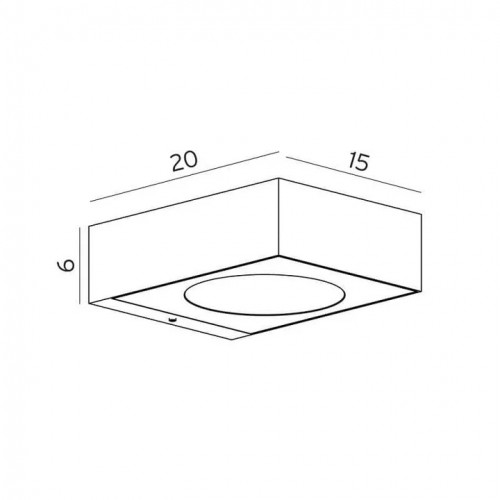 Вбудований світильник Norlys 1632GR RENA