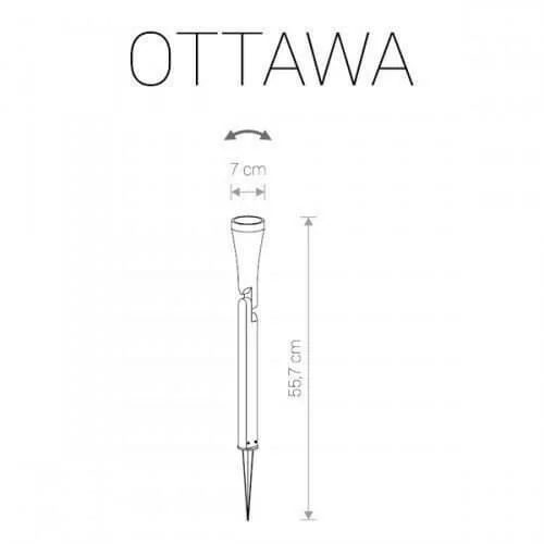 Грунтовий світильник Nowodvorski 9561 OTTAWA